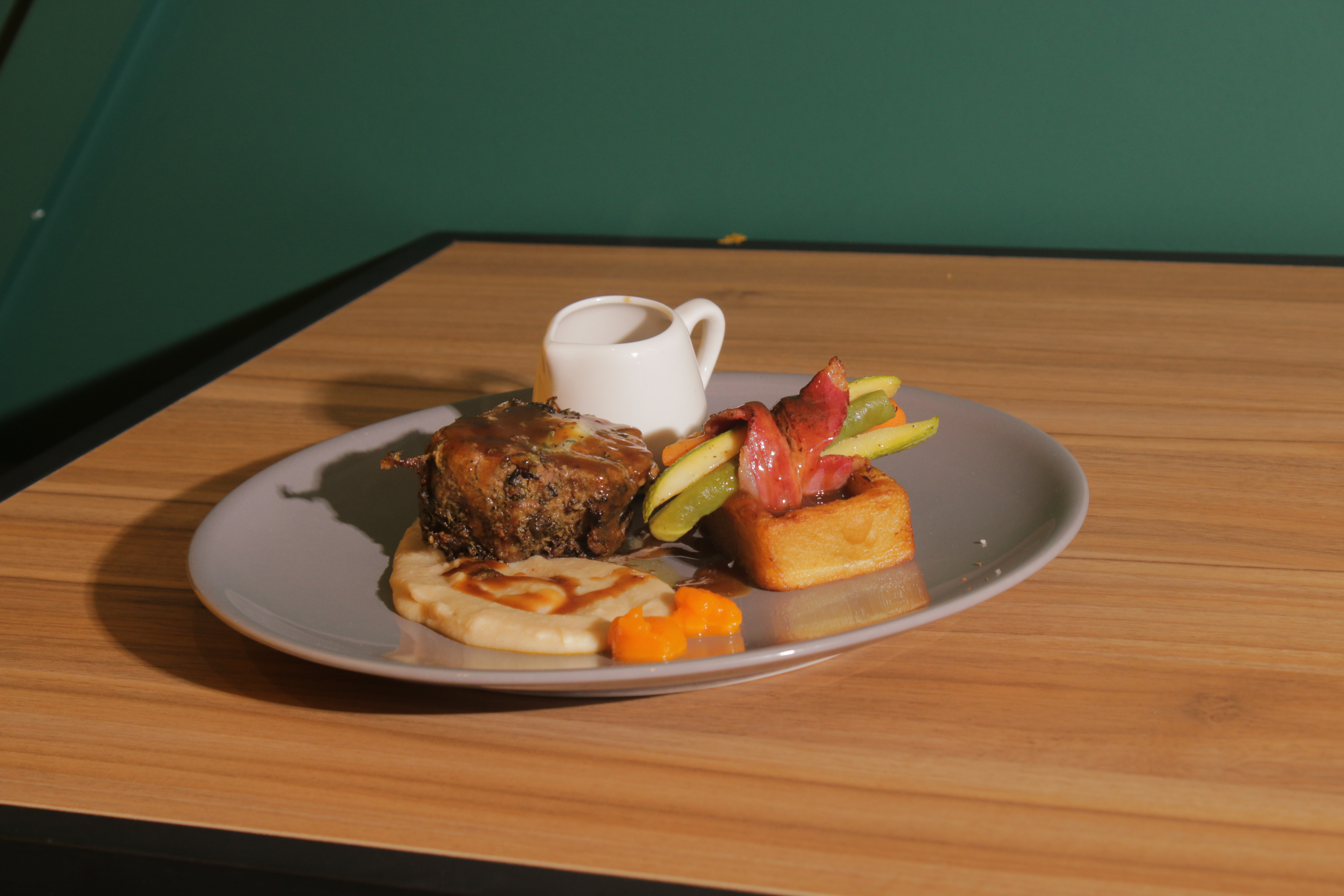 Nook Glazed beef tenderloin